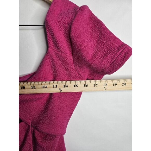 MAEVE By Anthropologie Hot Pink Mini Cut Out Dress Womens Size Small - Picture 12 of 12